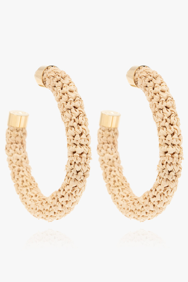 Jacquemus Raffia hoop earrings Women's Jewelery Vitkac